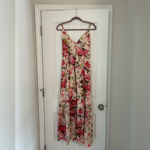 Worn once MT Abercrombie & Fitch floral maxi dress - Picture 7 of 9